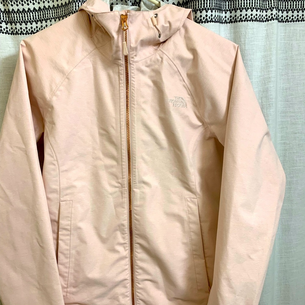 North Face, Rose Gold, M, Worn Twice. $40